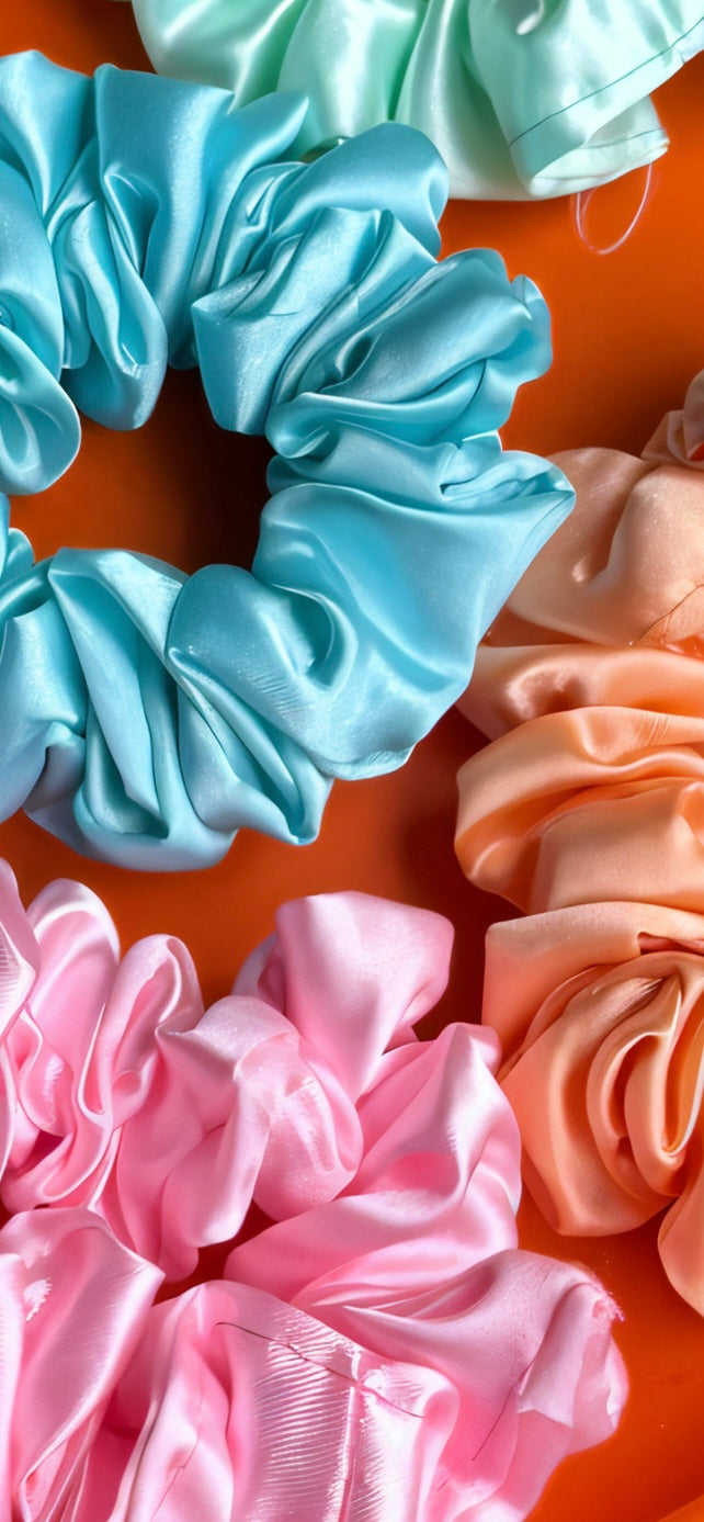 ✨ LuxeSoft™ Velvet Scrunchies – Premium Hair Comfort with Style