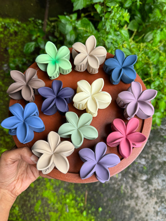 Floral Charm Hair Clip